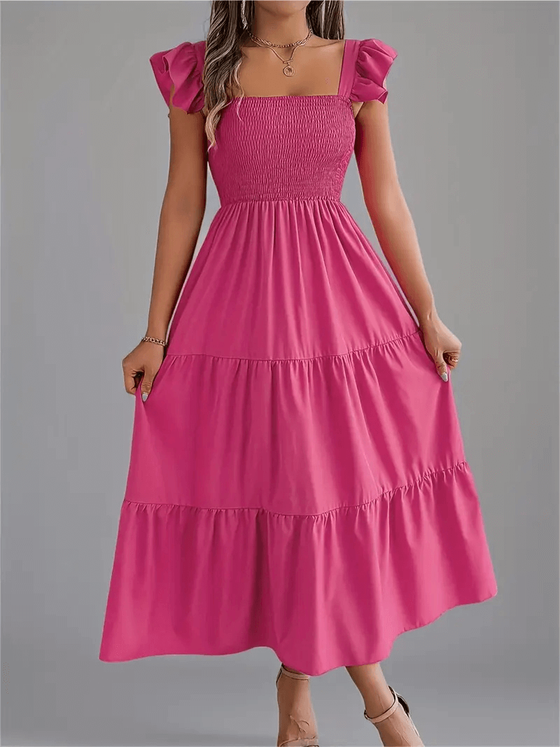 Robe Décontractée à Volants - oomedo™