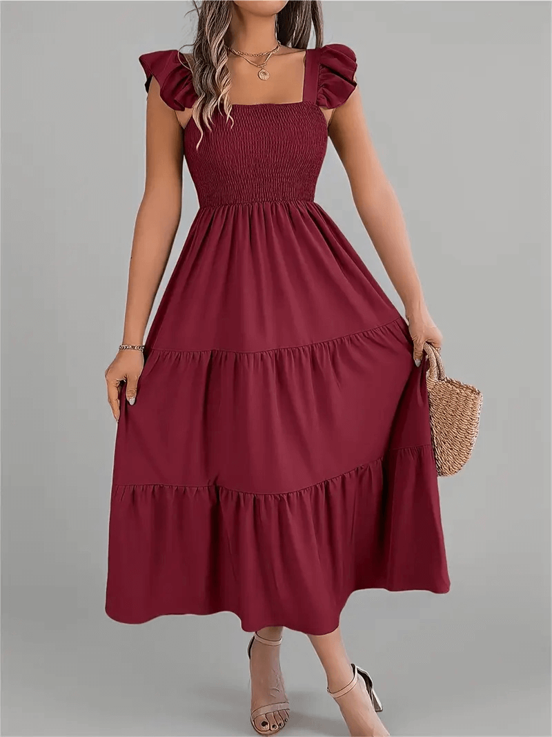 Robe Décontractée à Volants - oomedo™