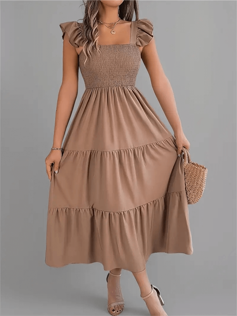 Robe Décontractée à Volants - oomedo™
