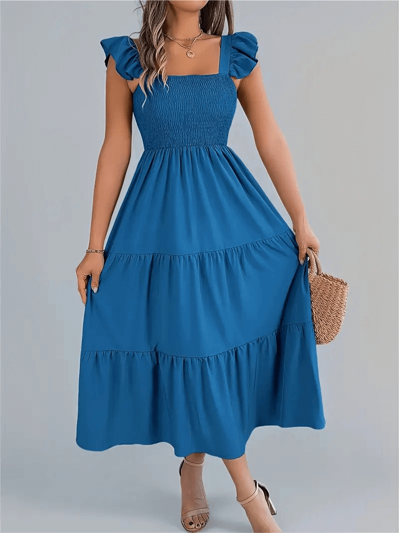 Robe Décontractée à Volants - oomedo™