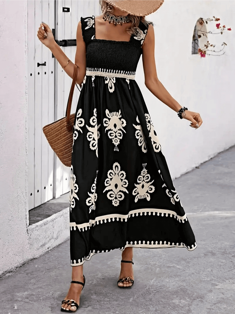 Robe Décontractée à Volants - oomedo™