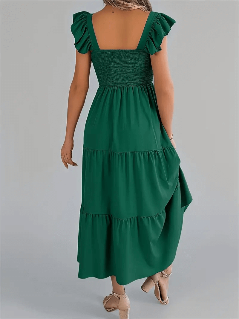 Robe Décontractée à Volants - oomedo™