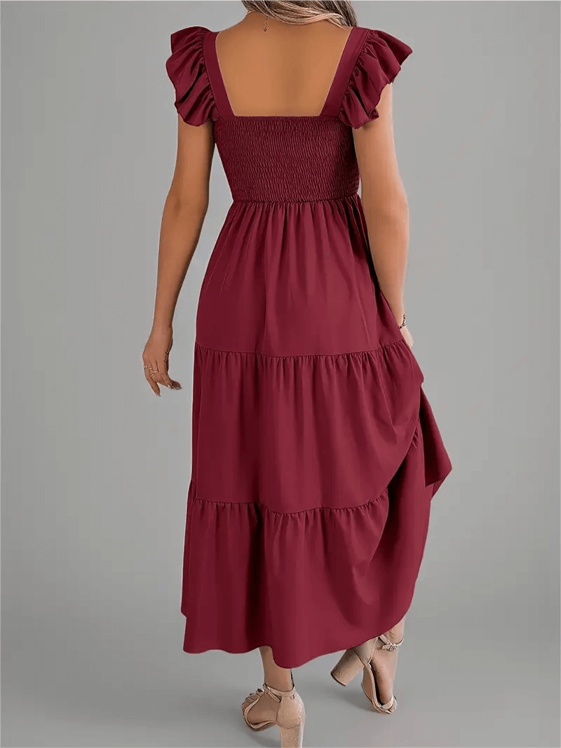 Robe Décontractée à Volants - oomedo™