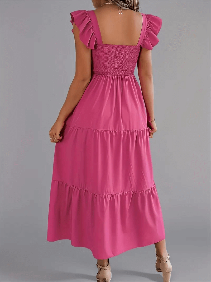 Robe Décontractée à Volants - oomedo™