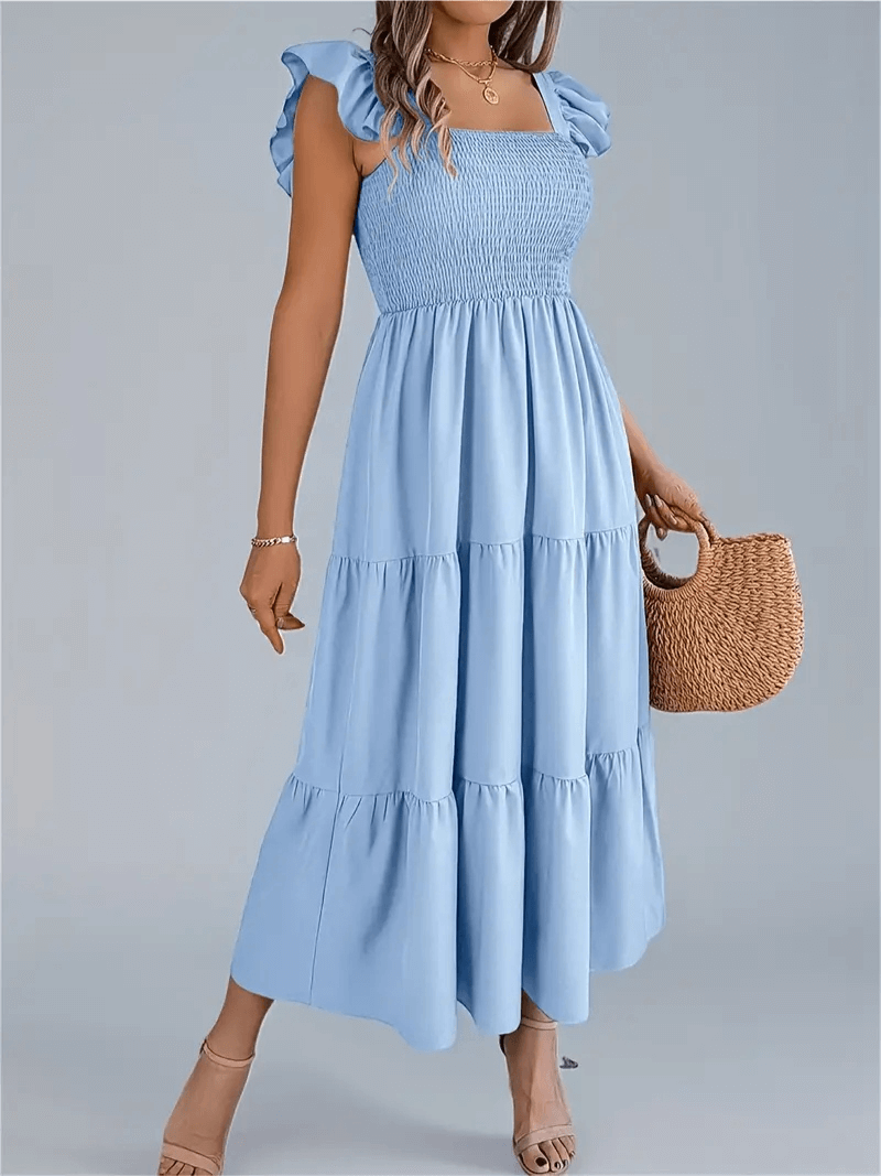 Robe Décontractée à Volants - oomedo™