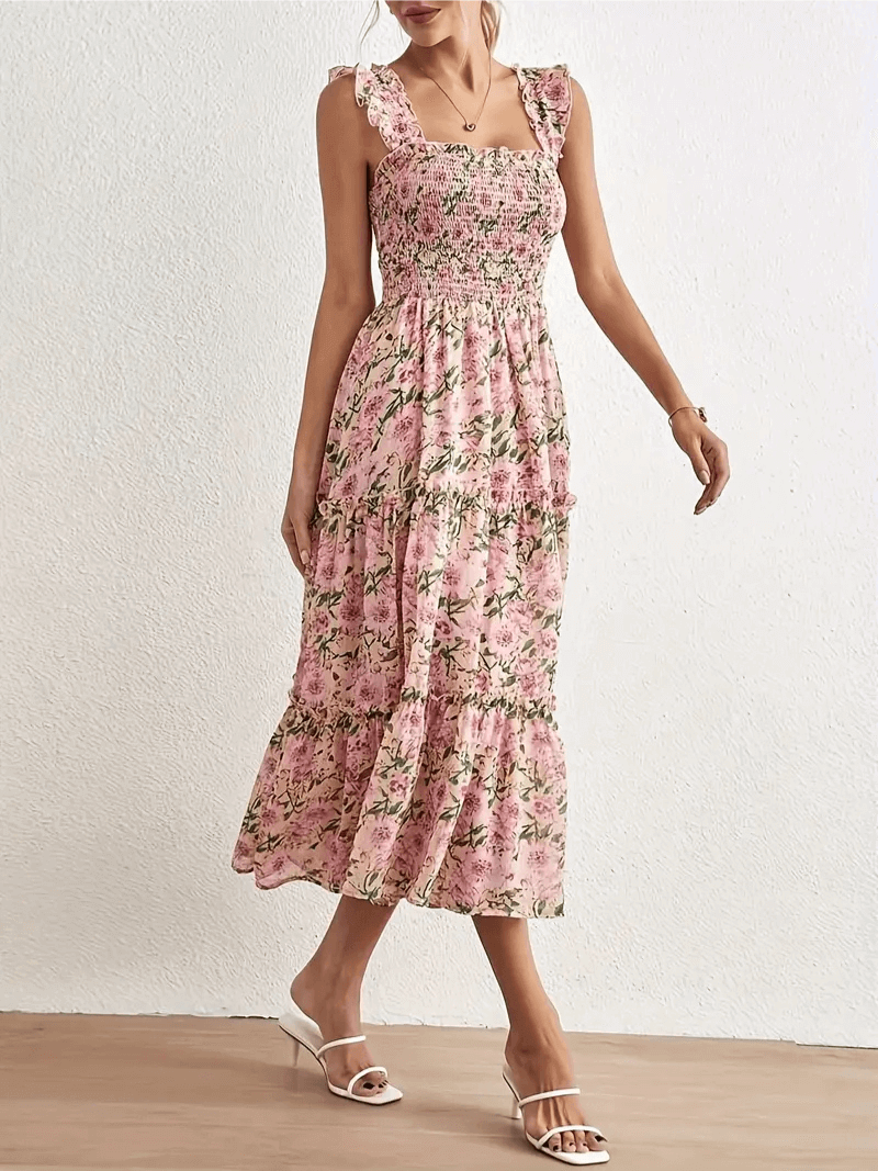 Robe Décontractée à Volants - oomedo™