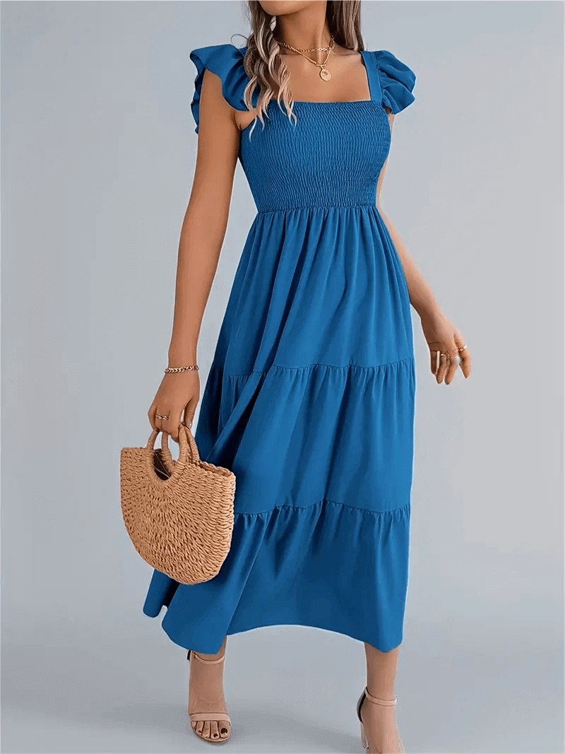 Robe Décontractée à Volants - oomedo™