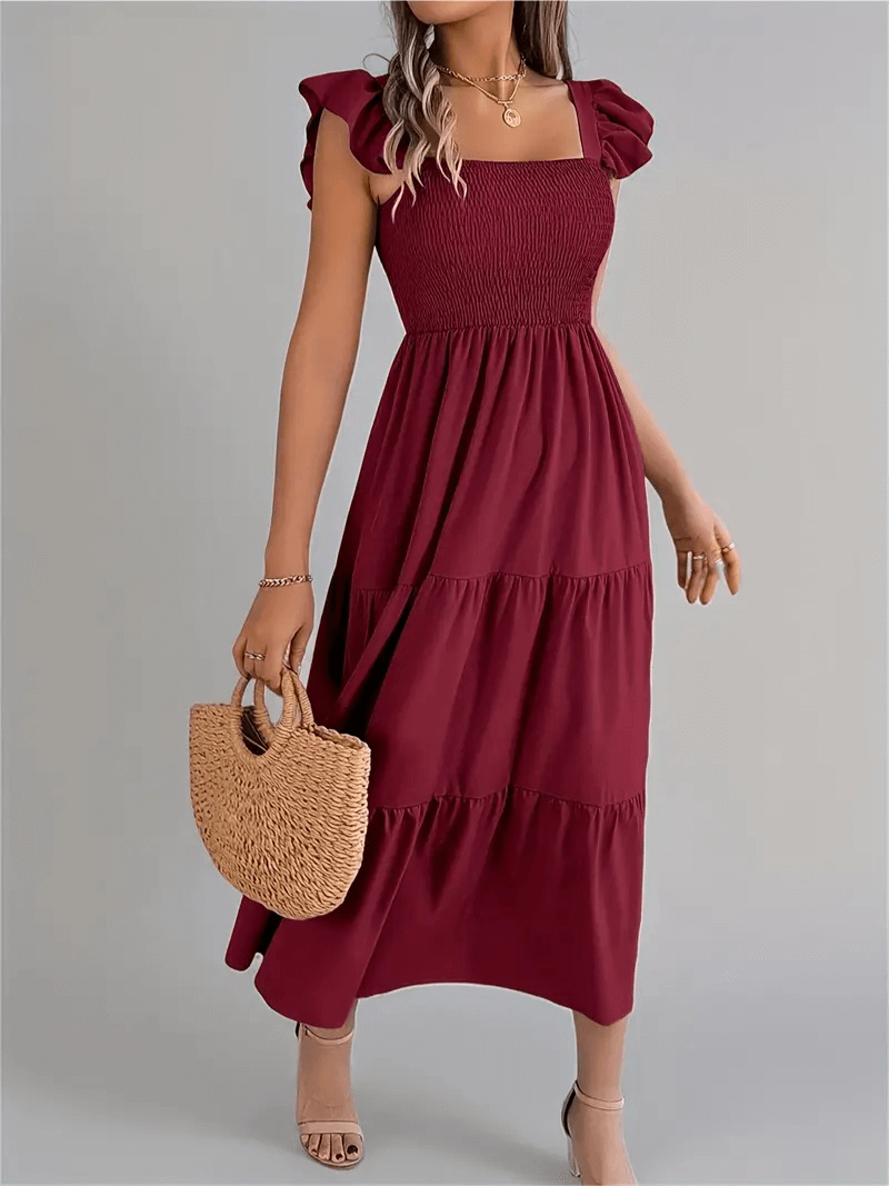 Robe Décontractée à Volants - oomedo™