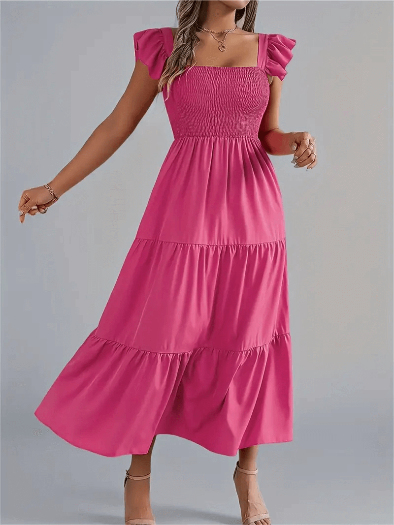Robe Décontractée à Volants - oomedo™