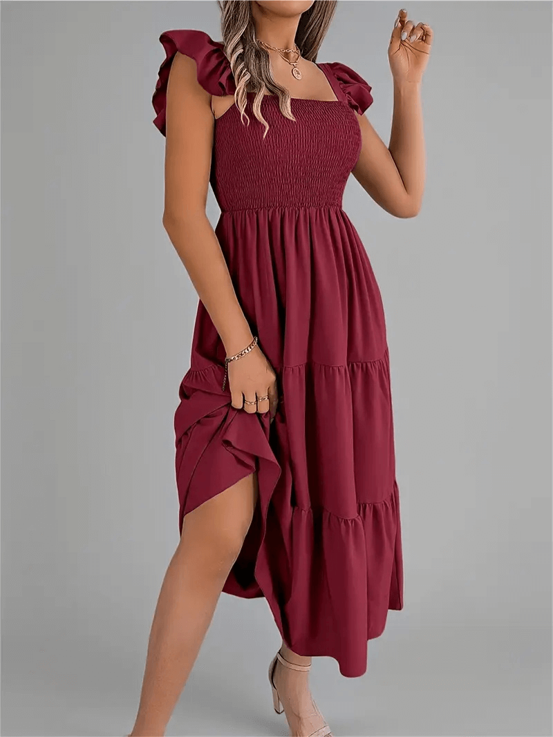 Robe Décontractée à Volants - oomedo™
