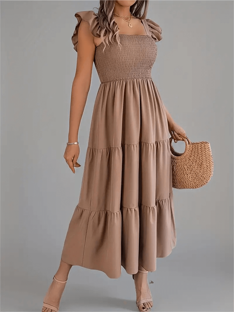 Robe Décontractée à Volants - oomedo™