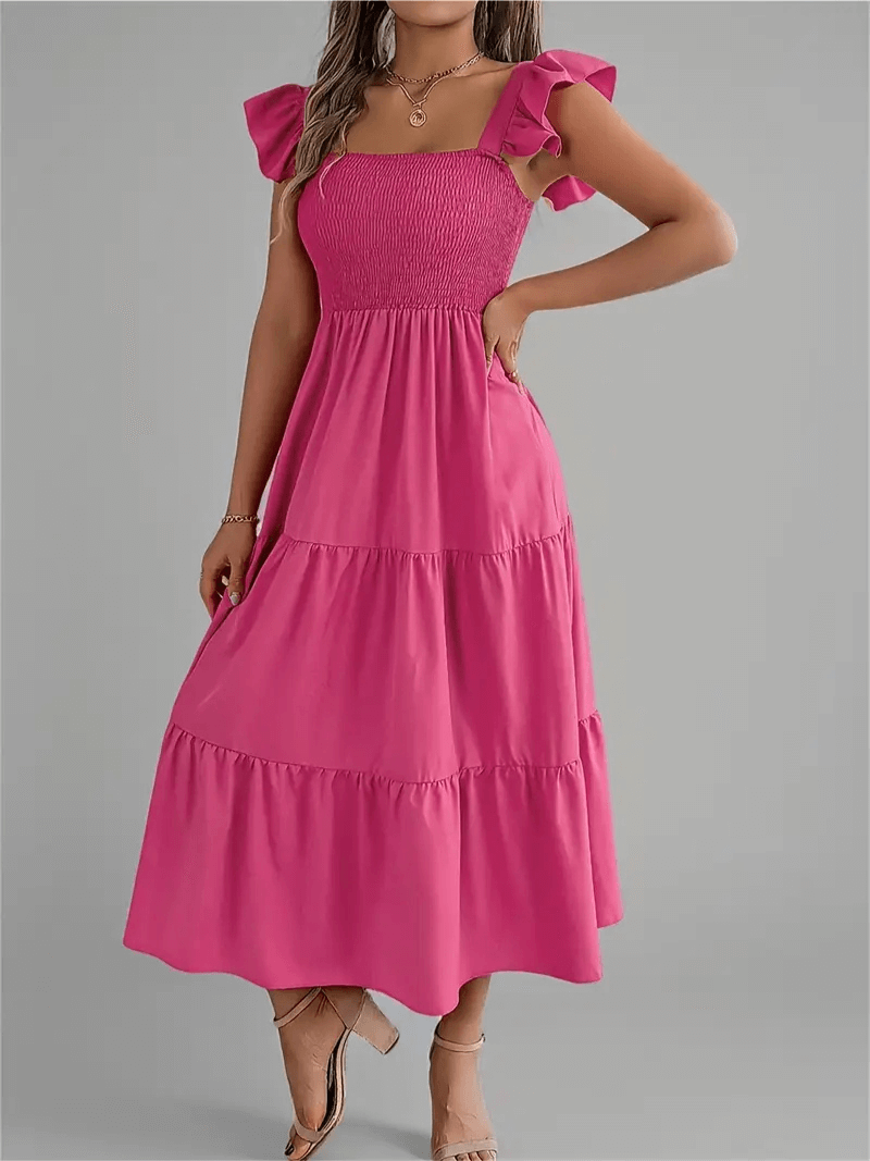 Robe Décontractée à Volants - oomedo™