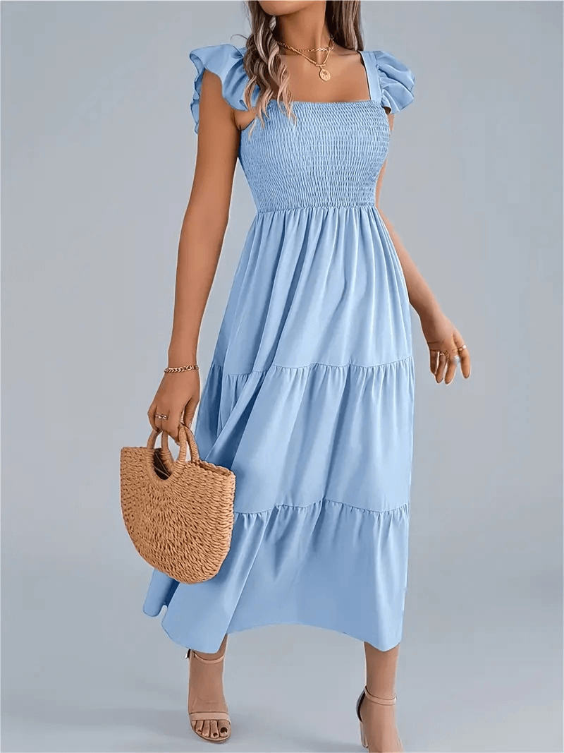 Robe Décontractée à Volants - oomedo™