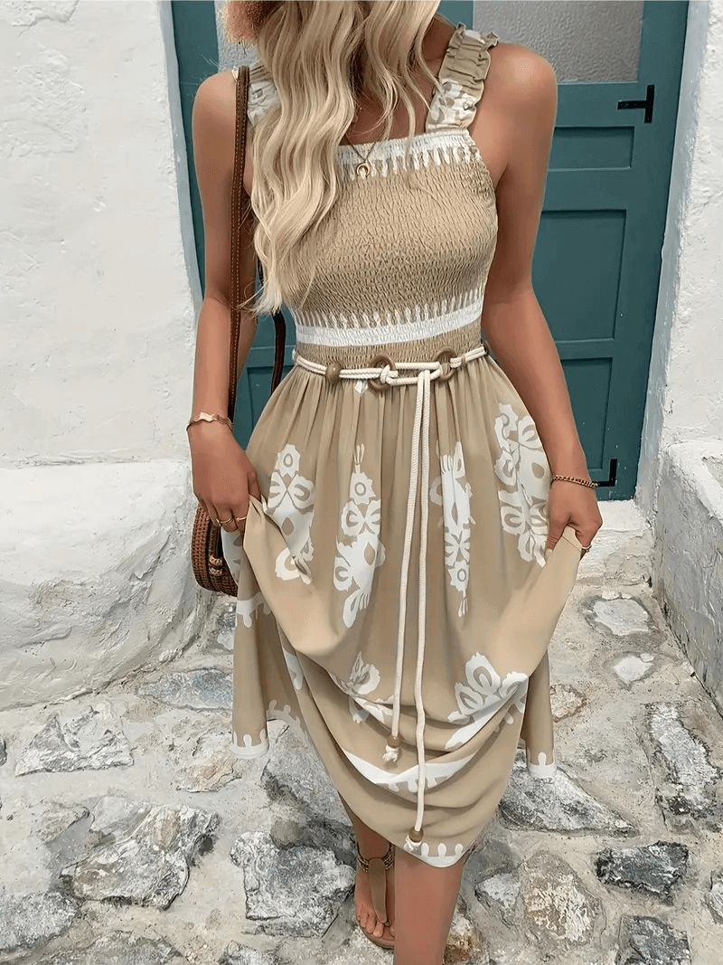 Robe Décontractée à Volants - oomedo™