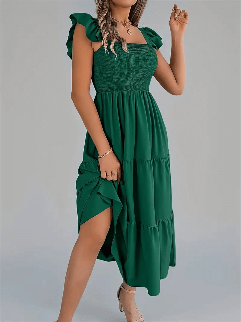 Robe Décontractée à Volants - oomedo™