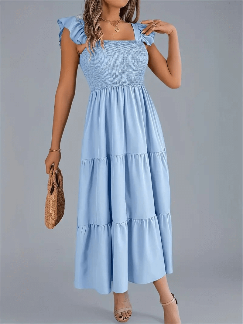 Robe Décontractée à Volants - oomedo™
