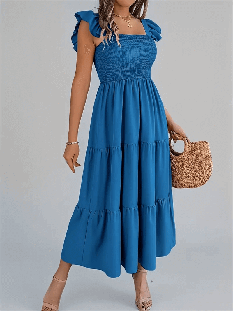 Robe Décontractée à Volants - oomedo™