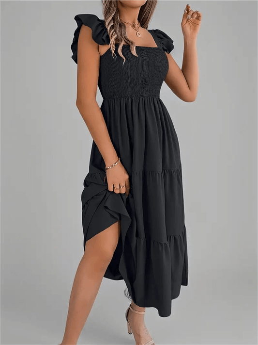 Robe Décontractée à Volants - oomedo™