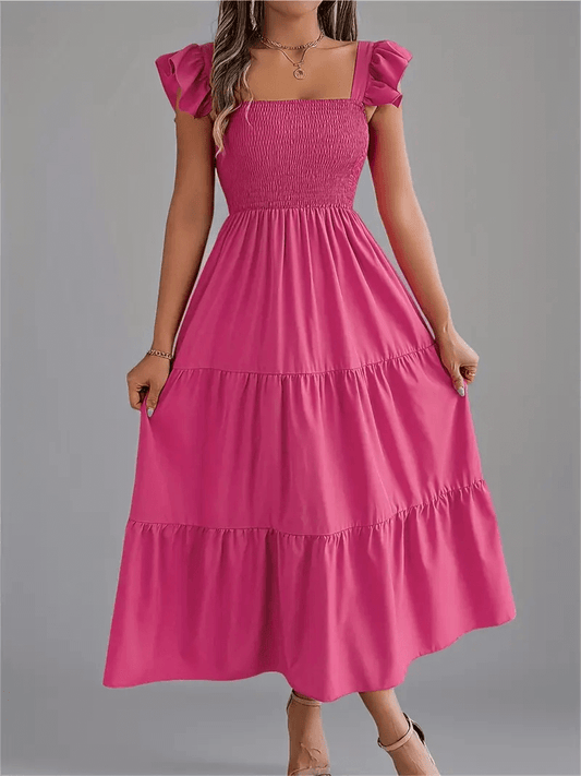Robe Décontractée à Volants - oomedo™