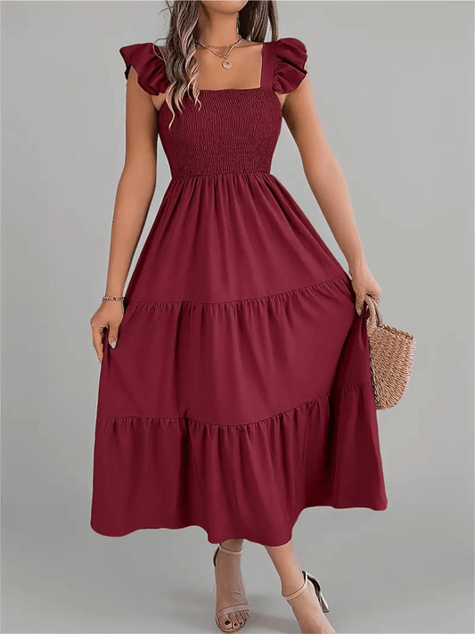 Robe Décontractée à Volants - oomedo™