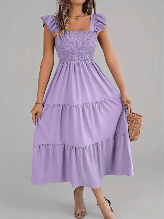 Robe Décontractée à Volants - oomedo™