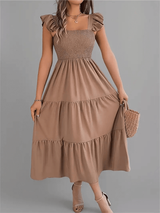 Robe Décontractée à Volants - oomedo™
