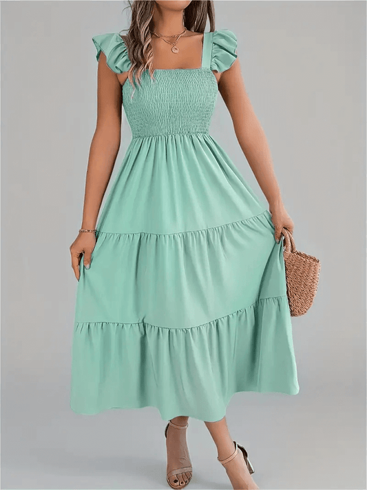Robe Décontractée à Volants - oomedo™