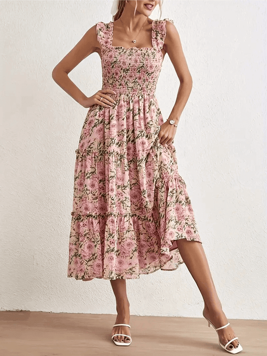 Robe Décontractée à Volants - oomedo™