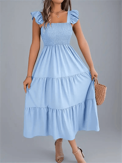 Robe Décontractée à Volants - oomedo™