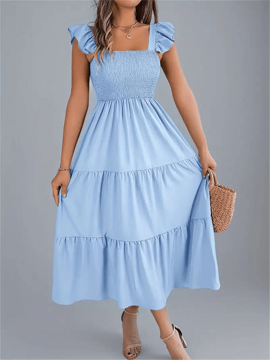 Robe Décontractée à Volants - oomedo™
