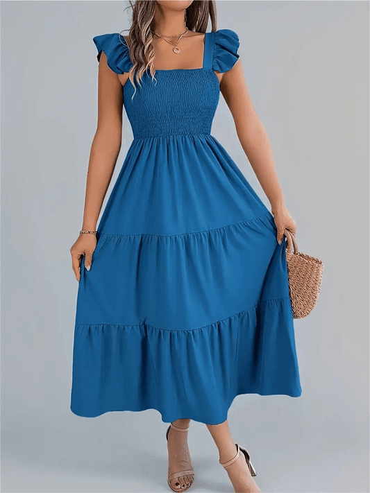 Robe Décontractée à Volants - oomedo™