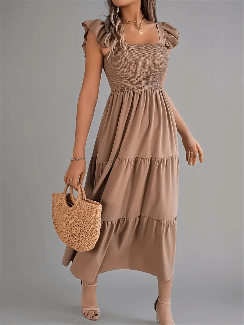 Robe Décontractée à Volants - oomedo™