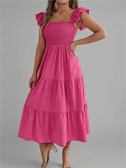 Robe Décontractée à Volants - oomedo™