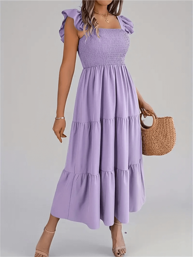 Robe Décontractée à Volants - oomedo™