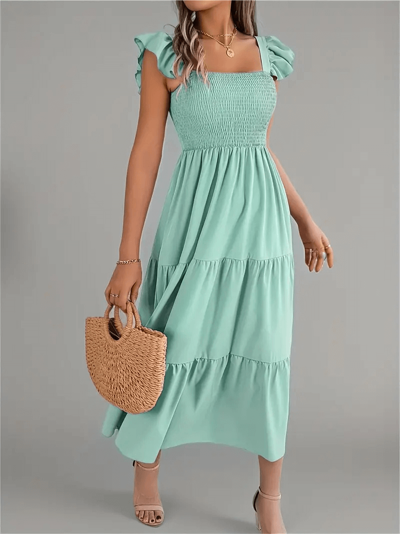Robe Décontractée à Volants - oomedo™