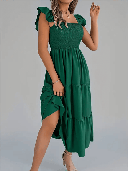 Robe Décontractée à Volants - oomedo™