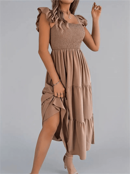 Robe Décontractée à Volants - oomedo™