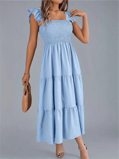 Robe Décontractée à Volants - oomedo™