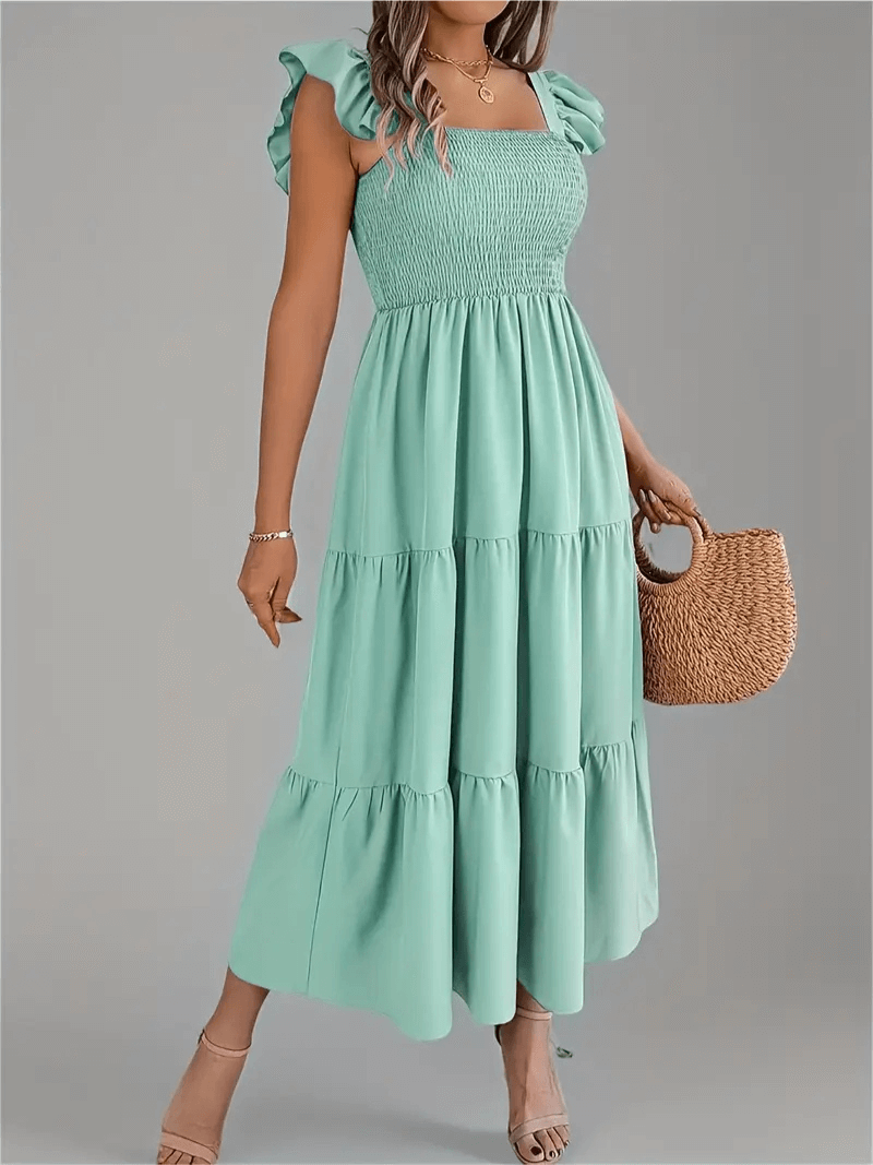 Robe Décontractée à Volants - oomedo™
